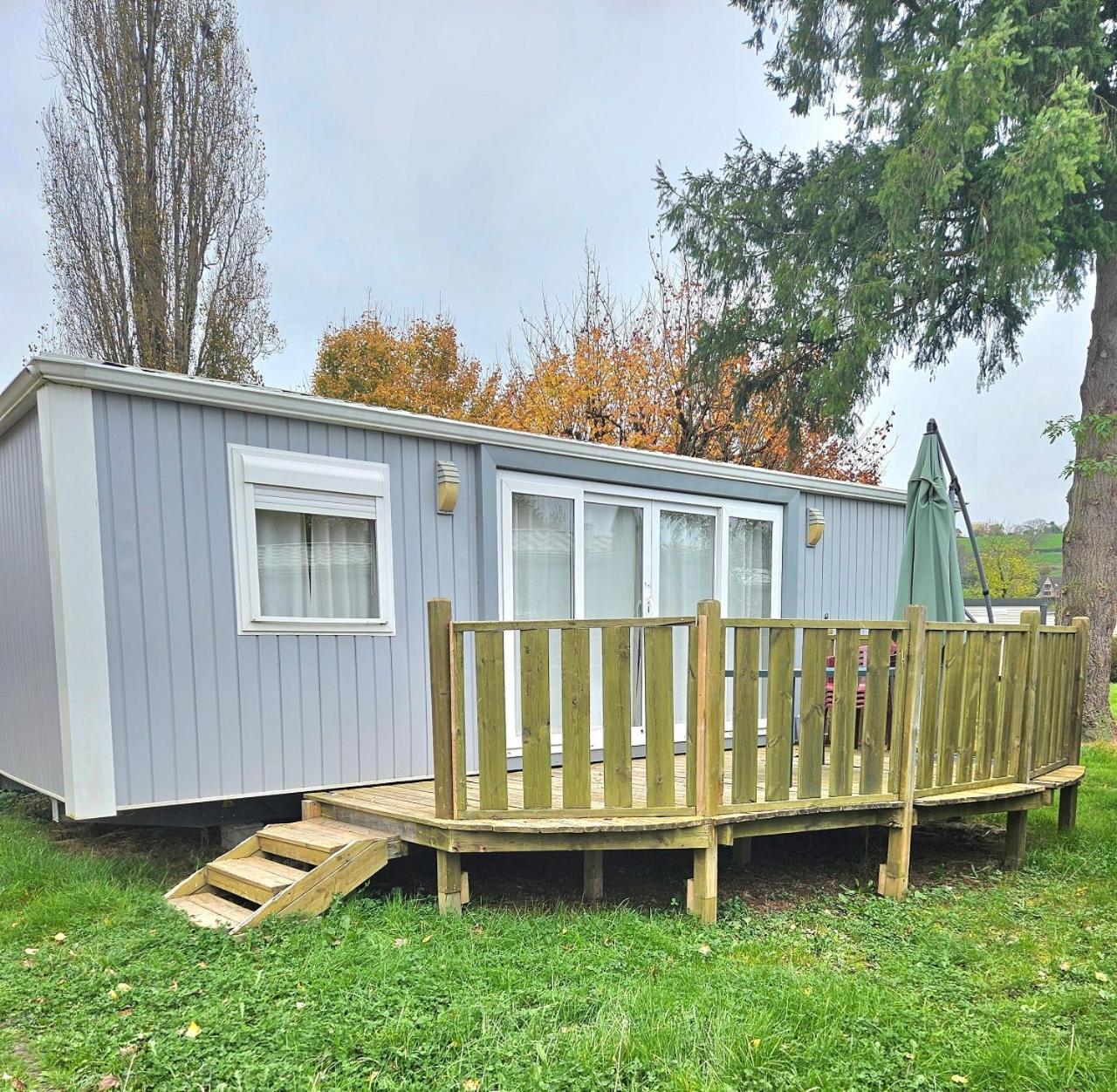 Camping De Charlieu - Mobile Home Bagian luar foto